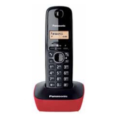 [000000939] PANASONIC WIRELESS TELEPHONE KX-TG1611SPR RED