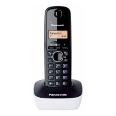 [000000940] PANASONIC WIRELESS TELEPHONE KX-TG1611SPW BLACK/WHITE