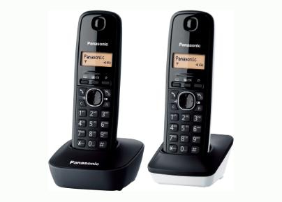 [000000941] PANASONIC WIRELESS TELEPHONE KX-TG1612SP1 WHITE/BLACK DUO