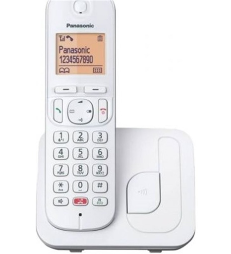[000000946] PANASONIC WIRELESS TELEPHONE KX-TGC250SPW WHITE