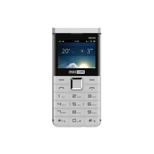 [000001112] MAXCOM GSM CLASSIC MM760 8+16MB WHITE
