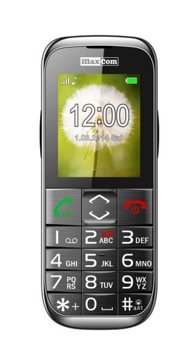 [000001116] MAXCOM GSM COMFORT SENIOR MM720BB 4+4MB BLACK