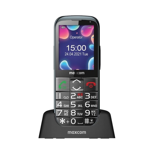 [000001117] MAXCOM GSM COMFORT SENIOR MM724 64+128MB BLACK