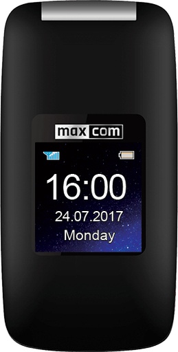 [000001125] MAXCOM GSM COMFORT SENIOR MM824  8+8MB BLACK