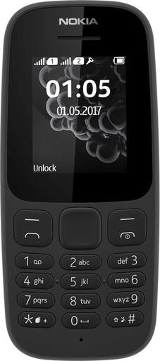 [000001134] NOKIA 105 TA-1203 SS BLACK OEM