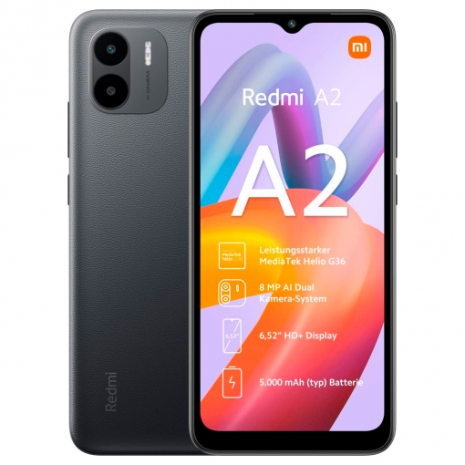 [000001336] XIAOMI REDMI A2 2+32GB DS BLACK OEM