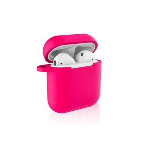 [000001397] CELLY CASE AIRPODS 1 AND 2 GEN AIRCASEFX FUCSIA