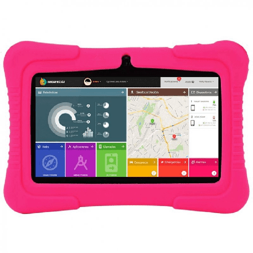 [000001576] SAVEFAMILY TABLET KIDS 7" 1+16GB WIFI PINK SF-TKR7