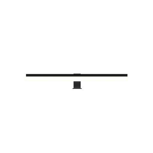 [000001854] LAMPARA APLIQUE CUARTO DE BAÑO LED 16 W, ALUMINIO COLOR NEGRO CON TEMPERATURA DE LUZ CALIDA 3000K. 78X13X7