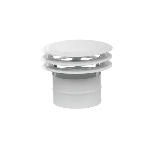 [000001884] DEFLECTOR DE VENTILACION ESMALTADO Ø110mm 3 DISCOS