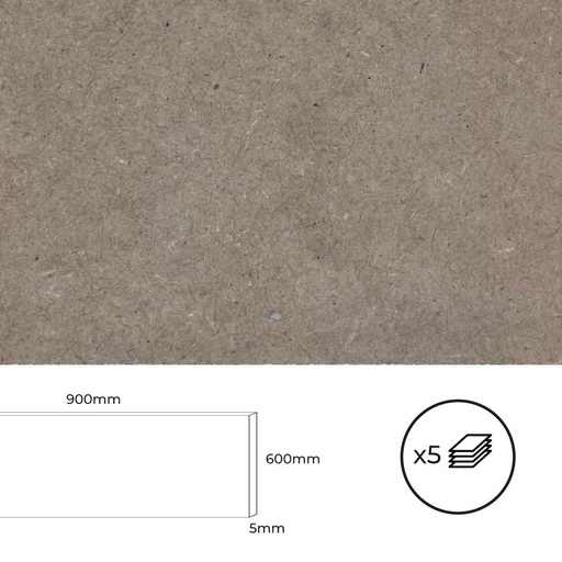 [000001913] SET 5 TABLEROS MDF 900x600x5mm. BERTINI