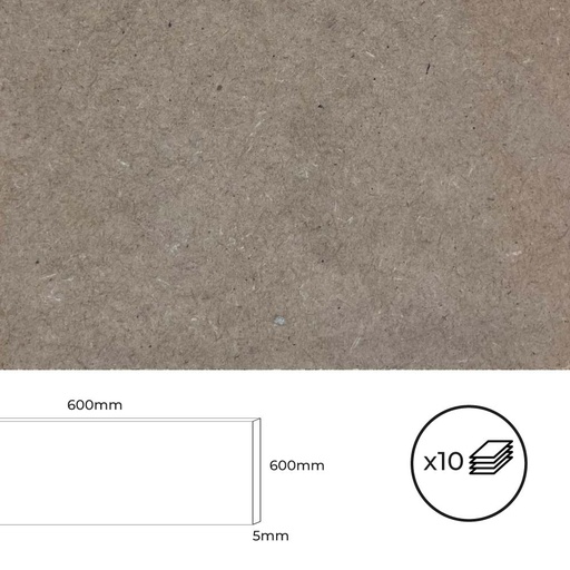 [000001914] SET 10 TABLEROS MDF 600x600x5mm. BERTINI