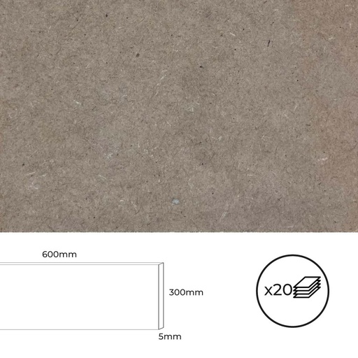 [000001917] SET 20 TABLEROS MDF 600x300x5mm. BERTINI