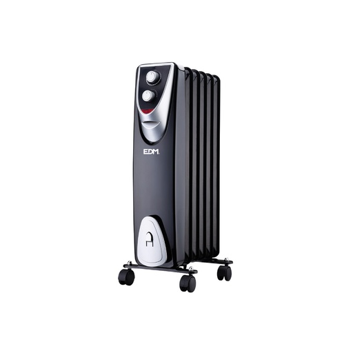 [000001948] RADIADOR MODELO "BLACK EDITION" - SIN ACEITE - (6 ELEMENTOS) - 1000W - EDM