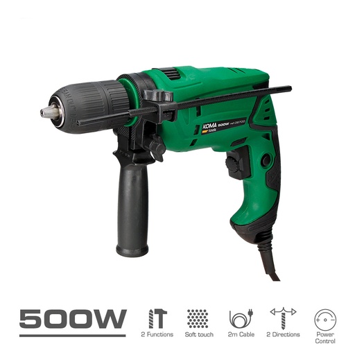 [000002039] TALADRO PERCUTOR 500W 27x20cm KOMA TOOLS