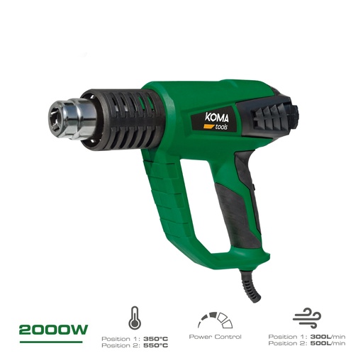 [000002046] DECAPADOR ELECTRICO 2000W 26,5x20,6cm KOMA TOOLS