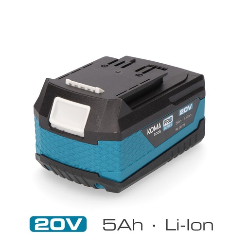 [000002106] BATERIA LI-ION 20V 5.0A 7,5x11,7x6,3cm KOMA TOOLS PRO SERIES BATTERY