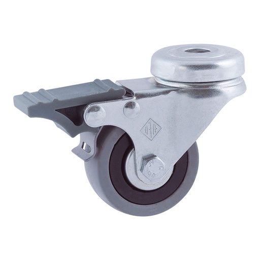 [000002139] RUEDA PASADOR FRENO Ø50mm (RUEDA) GOMA GRIS CR39489 AFO