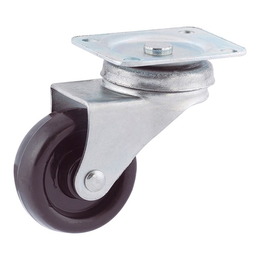 [000002145] RUEDA PLATINA Ø30mm (RUEDA) POLIPROPILENO NEGRO CR23994 AFO