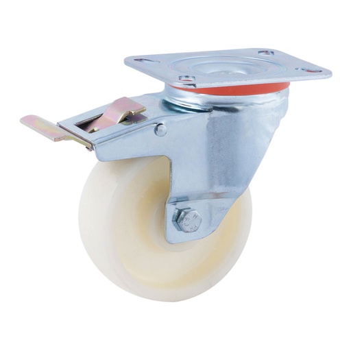 [000002161] RUEDA GIRATORIA Ø100mm (RUEDA) FRENO POLIAMIDA NYLON CR30107 AFO