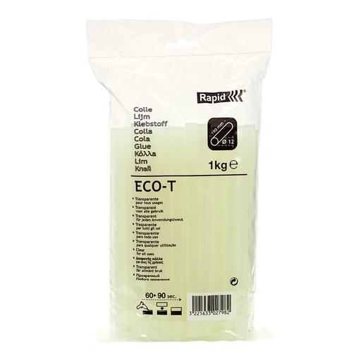 [000002182] COLA 1kg ECO T Ø12x190mm TRANSPARENTE 40302798 RAPID
