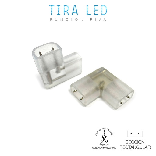 [000002210] CONECTOR (EMPALME) 90° PARA TIRA DE LED EDM