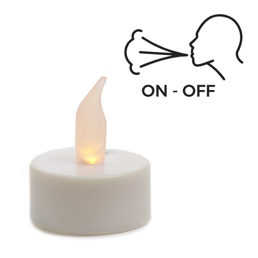 [000002281] VELA LED FUNCION SOPLAR ON-OFF Ø3,7cm