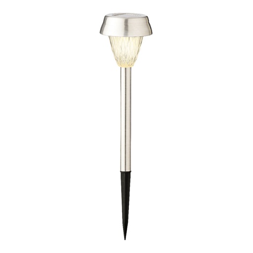 [000002369] SET 4 BALIZAS INOX LUZ CALIDA 24X8CM LUMINEO