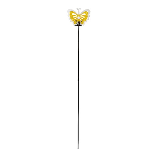 [000002374] BALIZA SOLAR MARIPOSA COLORES SURTIDOS 11.9x6x75cm LUMINEO