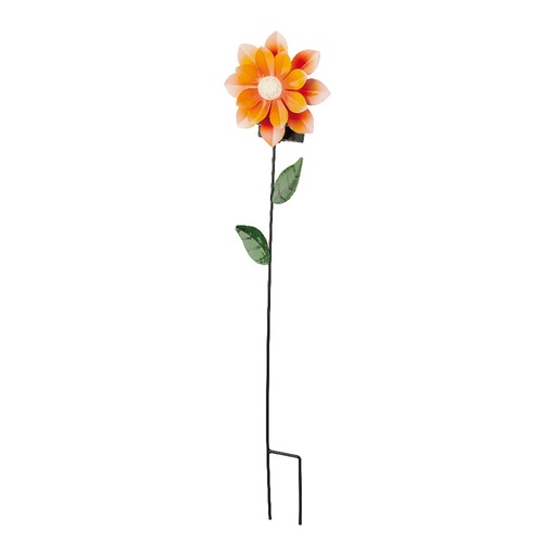 [000002382] FLOR CON LUZ SOLAR COLORES SURTIDOS 11x6x49,5cm LUMINEO