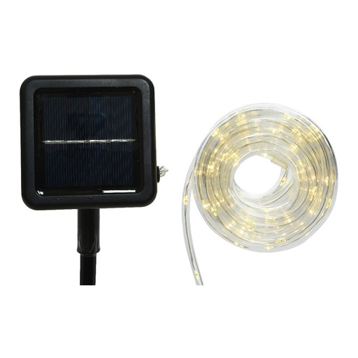 [000002388] TUBO LUMINOSO SOLAR 495cm 100 LEDS LUZ CÁLIDA LUMINEO
