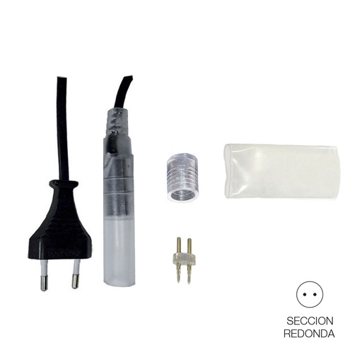 [000002463] KIT  ALIMENTACION PARA TUBO FLEXYLED FIJO 1,5Mm