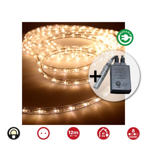 [000002477] KIT FLEXILED 12m MULTIFUNCION BLANCO CALIDO EDM