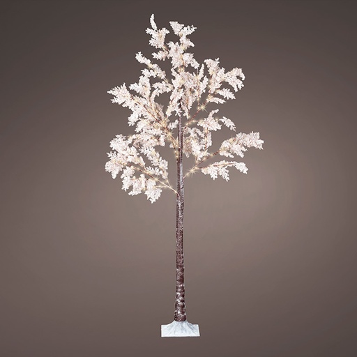 [000002478] ARBOL MICRO LED FLORES BLANCAS IP44 180cm